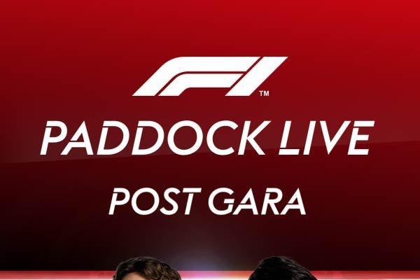 F1 Paddock Live Post Gara